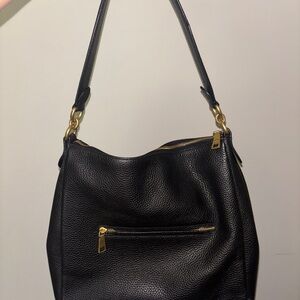 Coach Black and Gold Hobo Bag